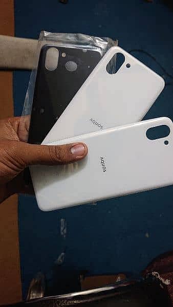 Sharp Aquos R2 Orignal Back Glass 0