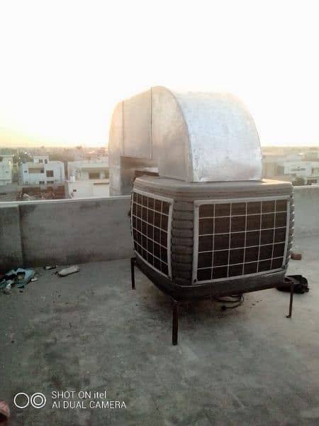 evaporative cooling system and ducting 2