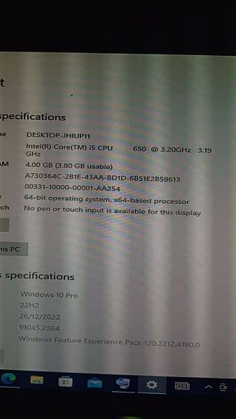 Intel Core I5 PC for sale 2