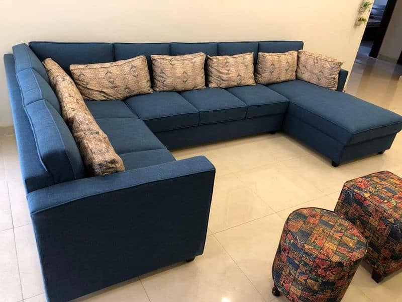 new ten seater sofa with four stools 3