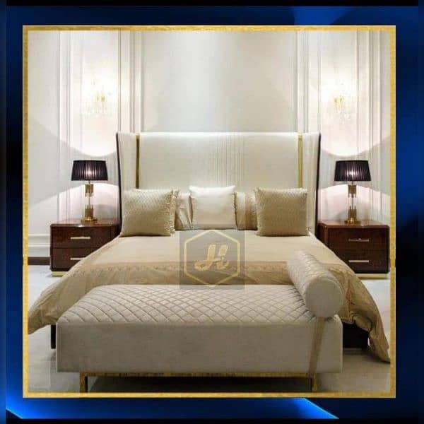 new Turkish style king size bed set 8