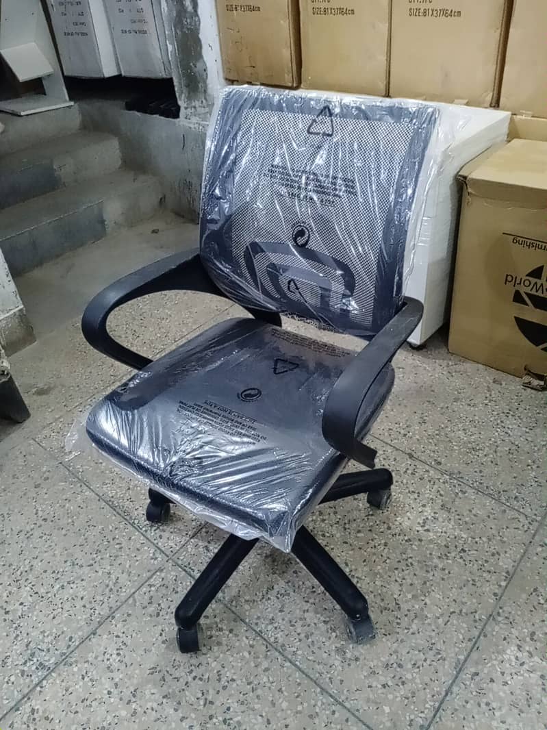 Office Chair, Revolving Mesh Chair, Low Back Chair, Study Chair 3