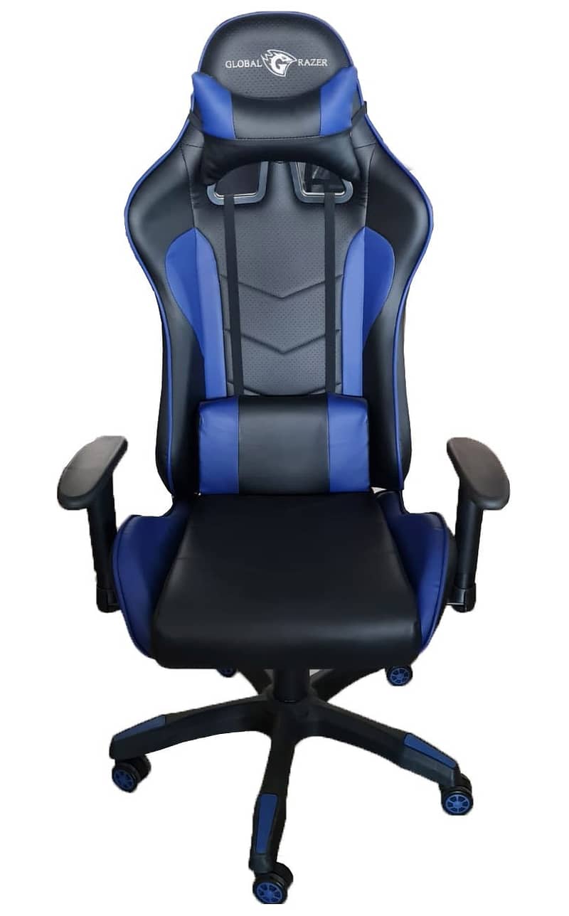 Imported Gaming Chair Global Razer with Footrest, Gaming Chair 4