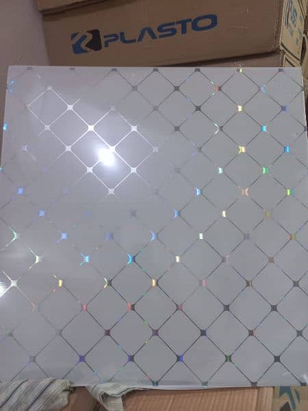Al_Tawakkal_interior.  2x2 gypsum 2x2 pvc & pvc wall flex  wall paper 6
