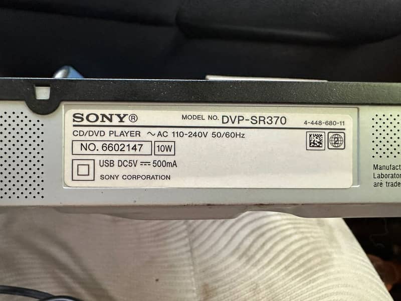 Sony Dvd Player 1