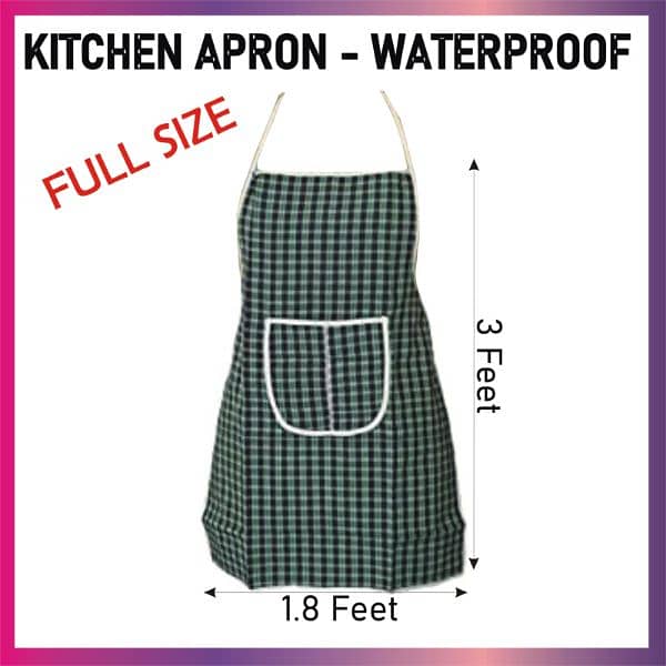 WaterProof Kitchen Apron - Parachute Stuff - Full Size 1