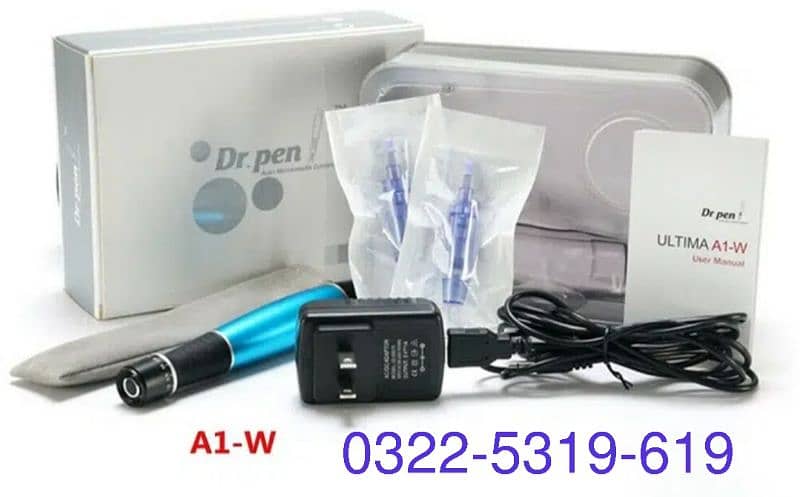 Dr. Pen A1W Electric Derma Pen Micro Needling Pen Rechargeable 1