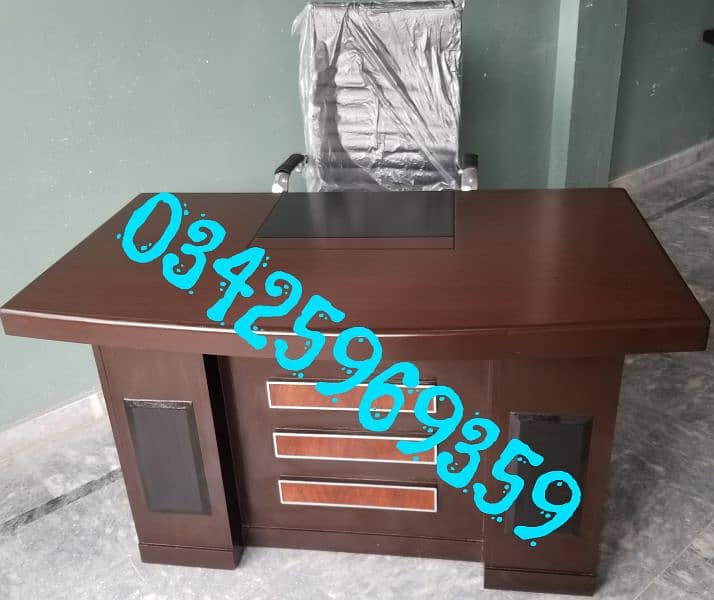 Office table work ceo desk set study computer furniture sofa rack used 3