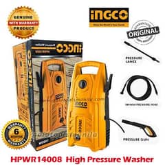 Original INGCO High Pressure Car Cleaning Washer - 130 Bar