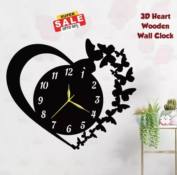 Wooden Wall Clock 8