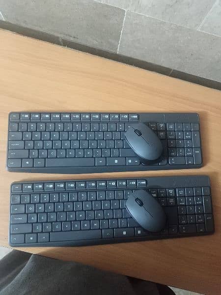 Logitech Wireless keyboard Mouse Package 19