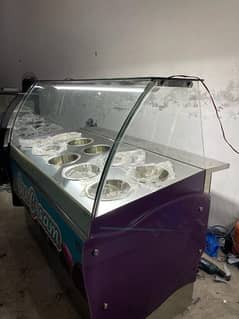 Ice Cream Display Counter Freezer