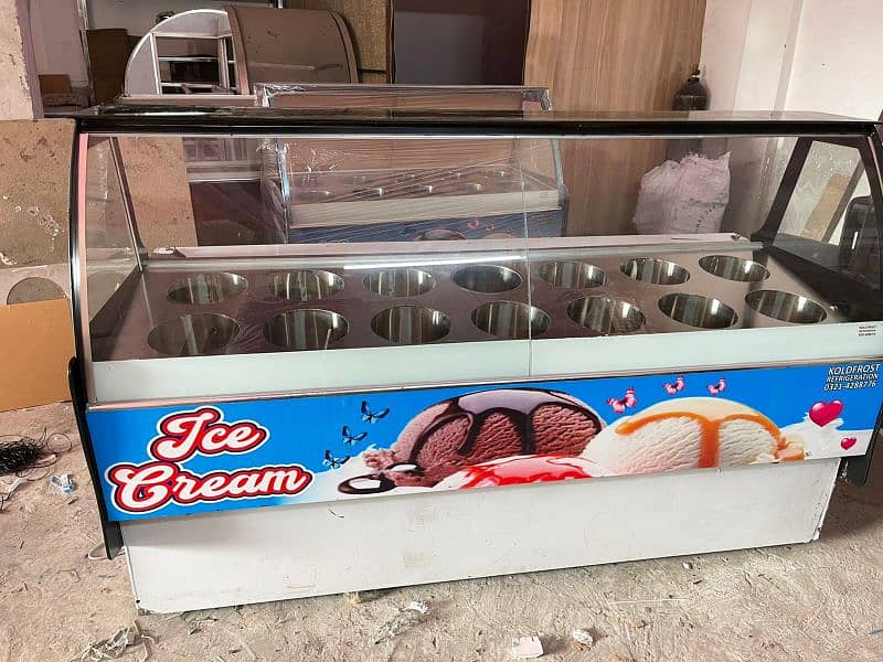 Ice Cream Display Counter Freezer 3