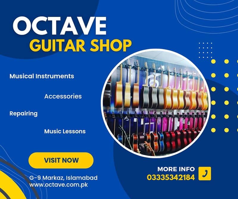 High Quality Musical Instruments at Octave Guitar Shop 0