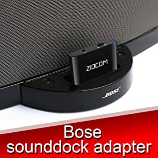 ZIOCOM 30 Pin Bluetooth Adapter Receiver for Bose Black 2