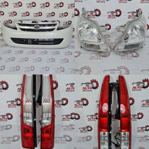 Daihatsu Move Front/Back Light Head/Tail Lamp Bumper Part 0