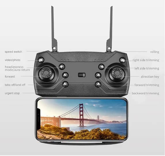 Professional WIFI Drone Camera 4K HD Drone DUAL Camera 03020062817 5