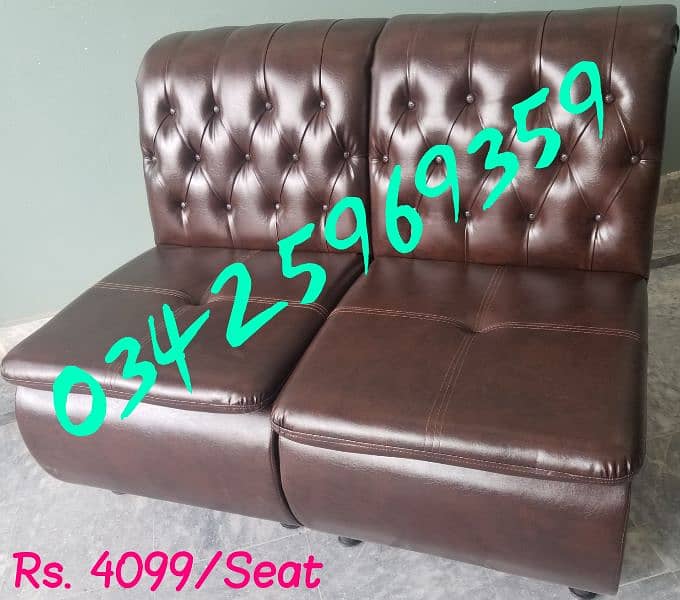single sofa bulky foam color home office parlor furniture chair table 8