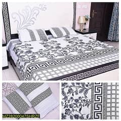 3pcs crystal cotton bed sheet with free delivery