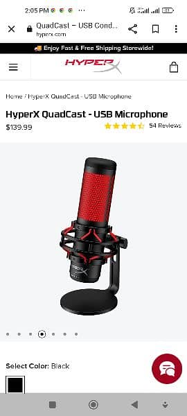 HyperX QuadCast - USB Microphone fixed price 5