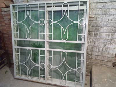 Iron Window with glass/Iron Window