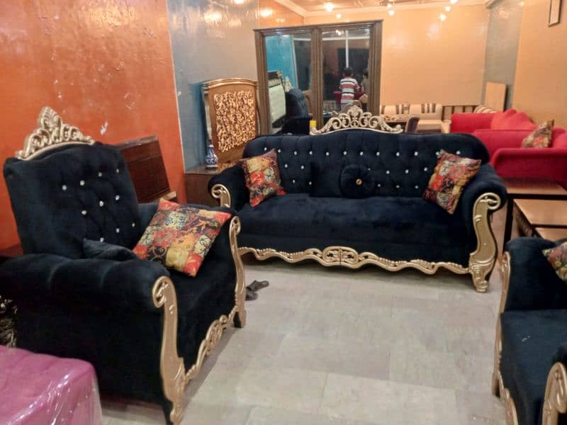 Ramzan offer 48500 Royal Modern Turkish style five str sofa set 11