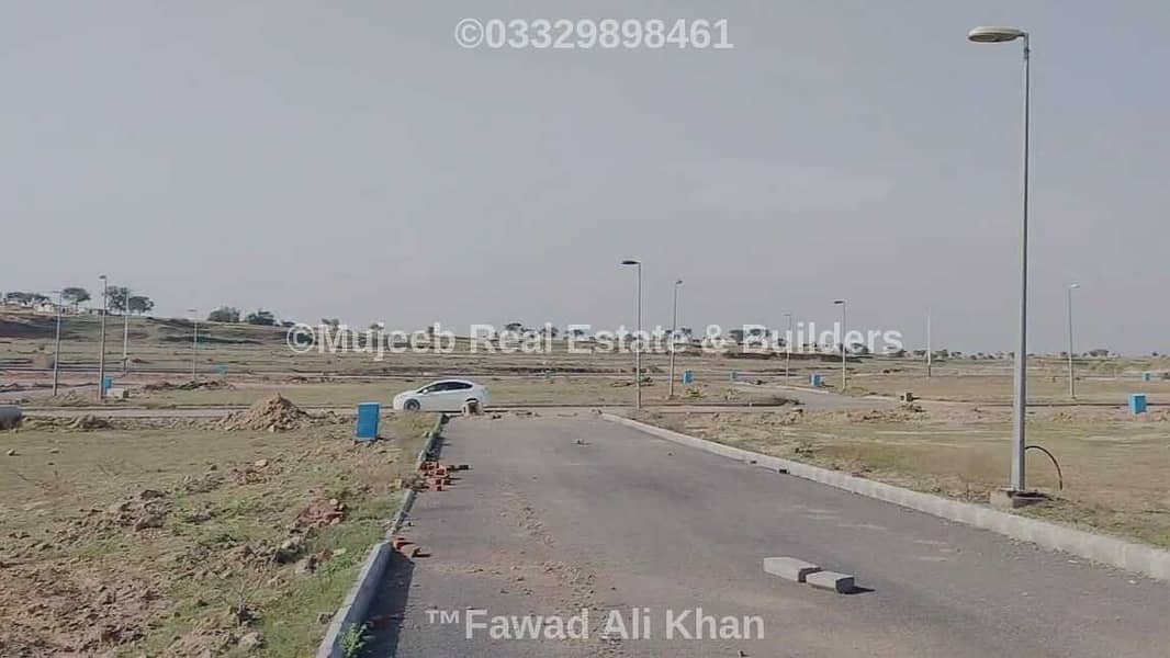 8 Marla Close Lane FRONT BACK OPEN DEVELPED PLOT DHA HOMES ISLAMABAD 1