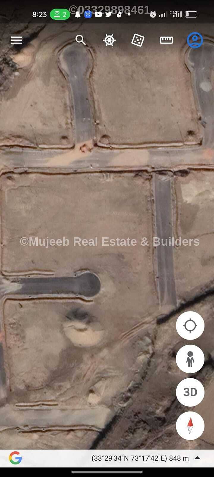 8 Marla Close Lane FRONT BACK OPEN DEVELPED PLOT DHA HOMES ISLAMABAD 4