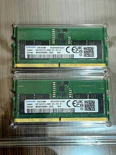 SAMSUNG DDR5 SODIMM RAM 2x8GB - 16GB - 4800Mhz Memory for Laptop 0