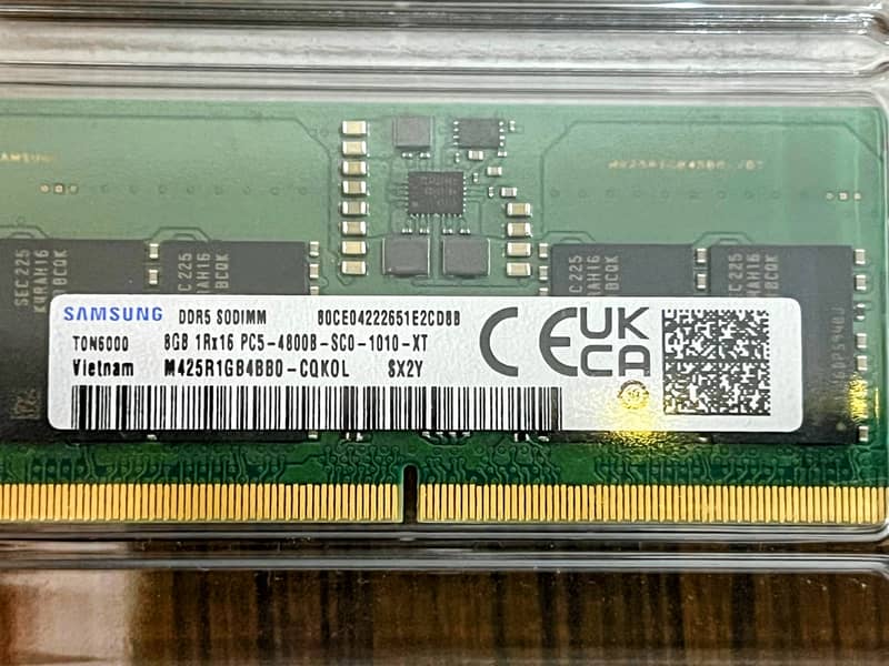 SAMSUNG DDR5 SODIMM RAM 2x8GB - 16GB - 4800Mhz Memory for Laptop 2