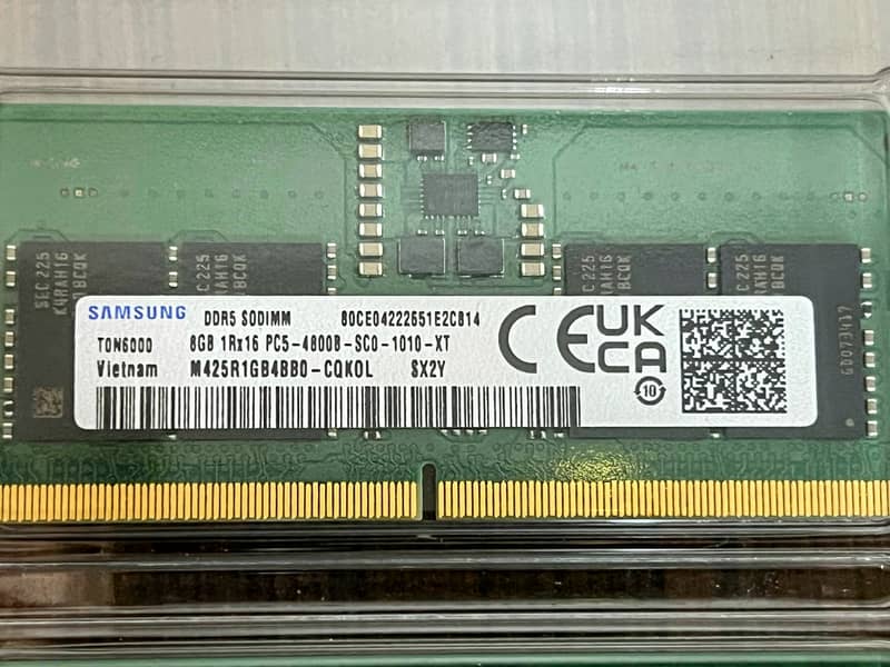 SAMSUNG DDR5 SODIMM RAM 2x8GB - 16GB - 4800Mhz Memory for Laptop 3