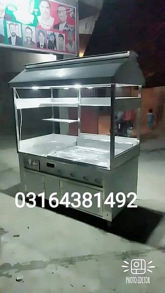 Bar B Q counter / pizza oven/ fryers 1