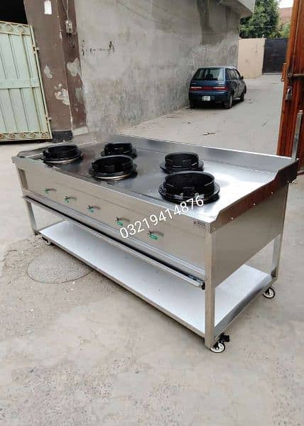 Bar B Q counter / pizza oven/ fryers 14