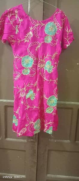 Fully embroidered pure duptta n guff silk stuff shulwar 15