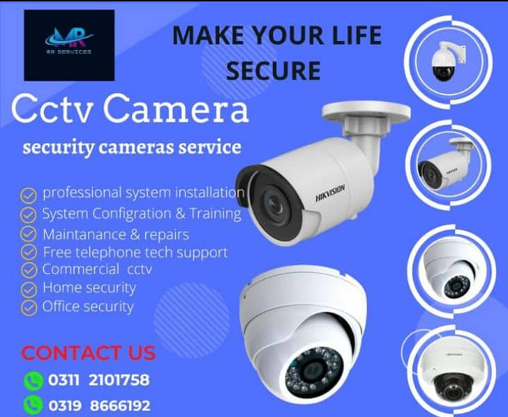 Security CCTV Camera Dahua Hikvision installation, service & Repairing 1