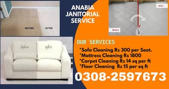 Sofa Cleaning, Carpet Cleaning, Mattres Cleaning in all karachi