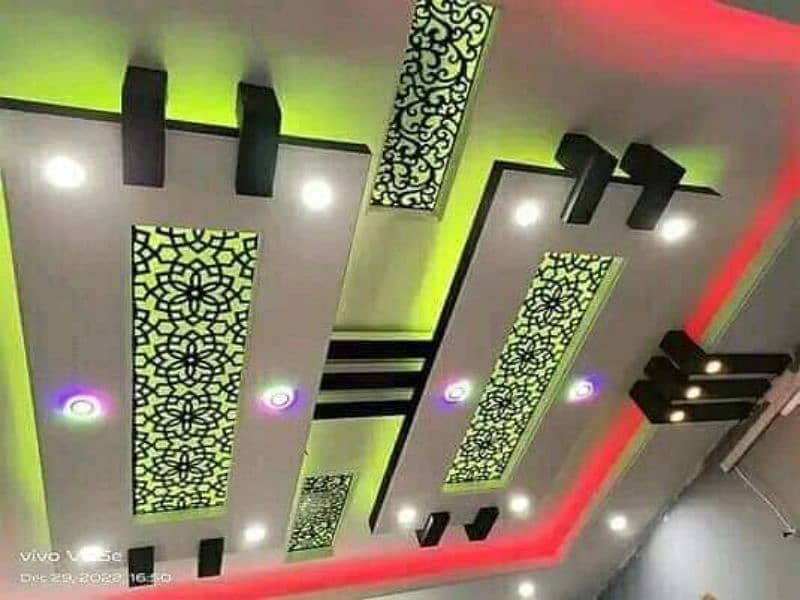 False Ceiling Pvc Wall Panels wooden floor Vinyl floor rock wall paint 14