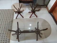center tables/ brown colour/ wooden