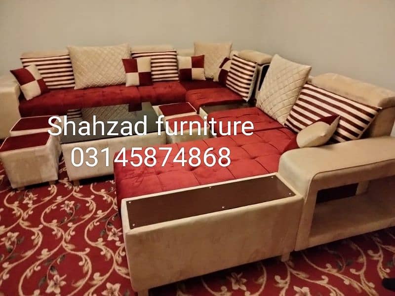 new Turkish style u shape sofa set 4