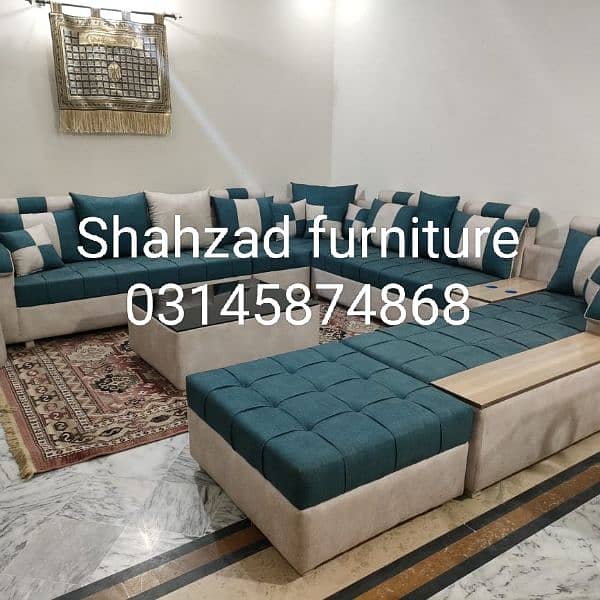 new Turkish style u shape sofa set 7