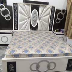 Bed Set | Double Bed with Side Table | Complete Bed Set | Dressing 0
