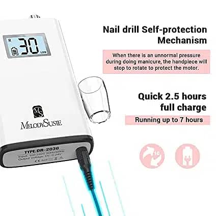 Professional Rechargeable 30000rpm Nail Drill a36 o26 0