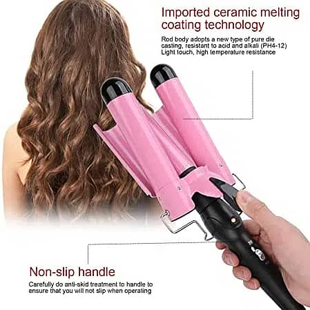 Curling Iron Hair Styling Tool, Electric Hair Warmer a35 r65 1