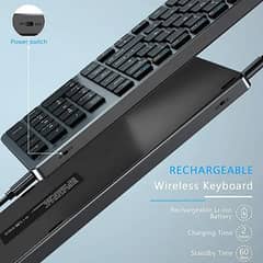 Wireless Keyboard, 2.4GHz Ultra  Wireless Key m16 0