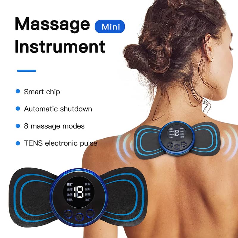 Rechargeable EMS Mini Body Massager - Portable Wireless Massager - The ...