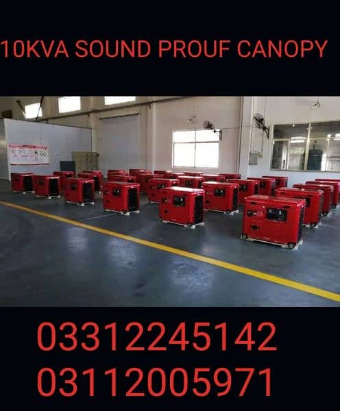 1KVS TO 10KVS Cummins sound proof canopy generator 5