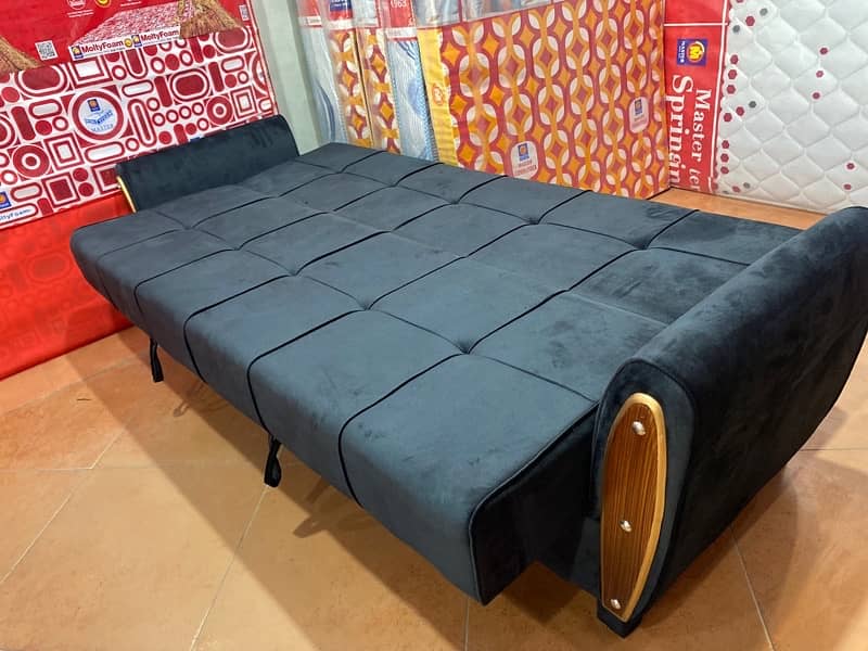 sofa cum bed ( 2in1)(sofa +bed)(Molty foam )(10 years warranty ) 6