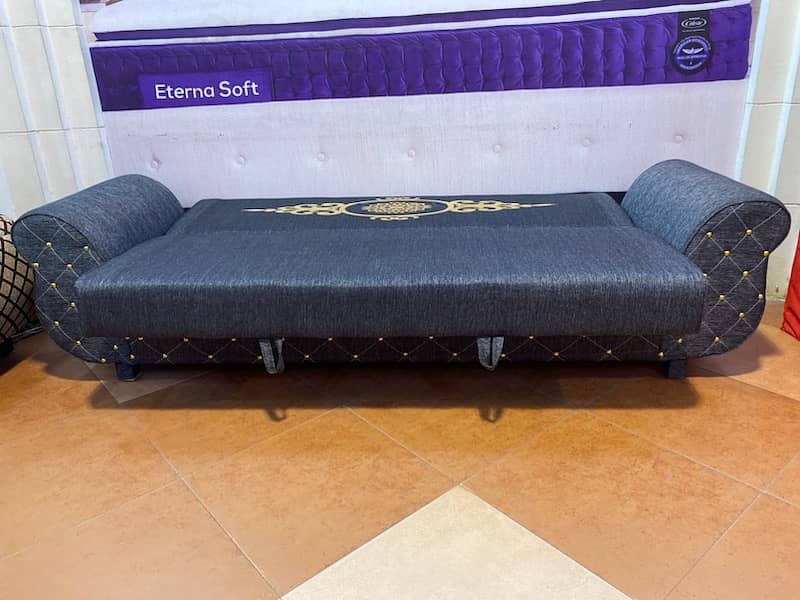 sofa cum bed ( 2in1)(sofa +bed)(Molty foam )(10 years warranty ) 9
