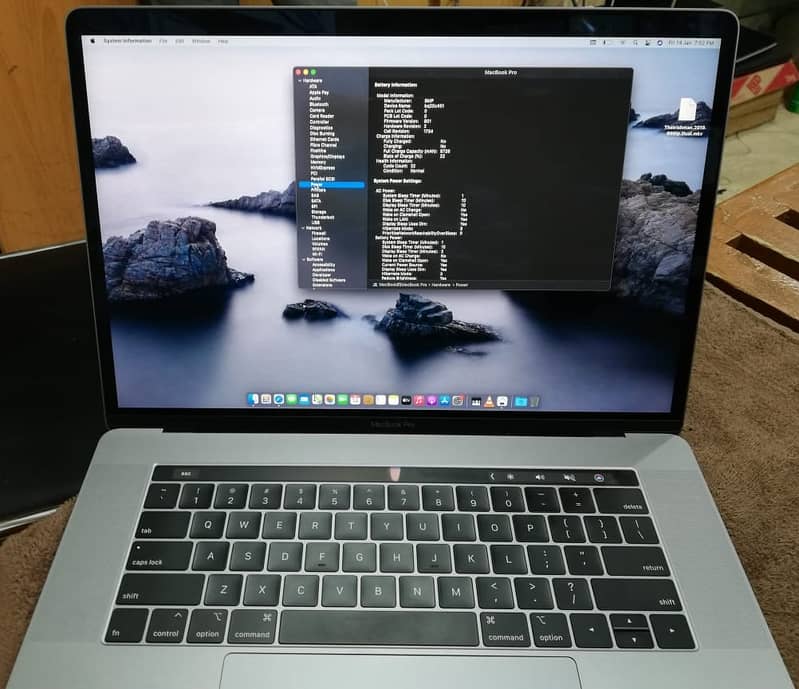 MacBook Pro 2018 Core i7 32GB 512GB 4GB GC 15" CTO Model A1990 6