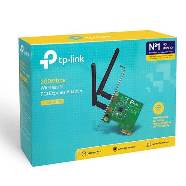 TP-Link TL-WN881ND 300Mbps Wireless N PCI Express WiFi Card | Ver 2.2 0